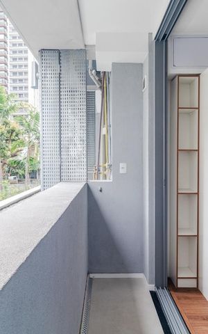 Studio para alugar com 25m², 1 quarto e sem vagaVaranda