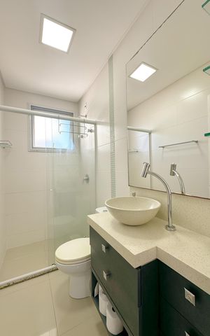 Apartamento para alugar com 120m², 2 quartos e 1 vagaBanheiro da Suíte