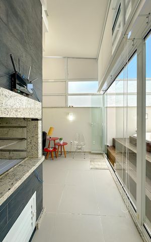 Apartamento para alugar com 120m², 2 quartos e 1 vagaChurrasqueira