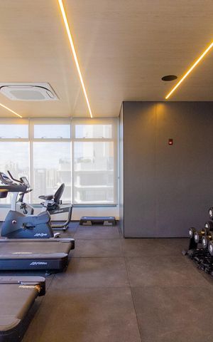 Studio à venda com 27m², 1 quarto e sem vaga Studio à venda com 27m², 1 quarto e sem vagaAcademia