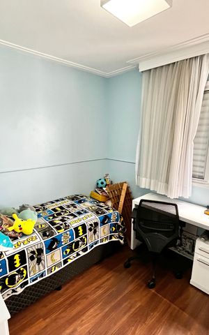 Apartamento à venda com 122m², 4 quartos e 2 vagas Apartamento à venda com 122m², 4 quartos e 2 vagasQuarto 3