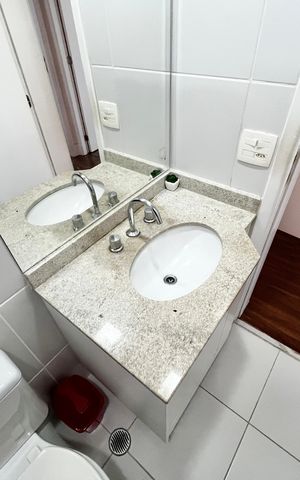 Apartamento à venda com 122m², 4 quartos e 2 vagas Apartamento à venda com 122m², 4 quartos e 2 vagasBanheiro