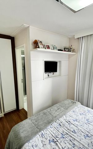 Apartamento à venda com 122m², 4 quartos e 2 vagas Apartamento à venda com 122m², 4 quartos e 2 vagasQuarto Suíte