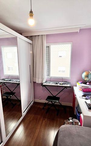 Apartamento à venda com 122m², 4 quartos e 2 vagas Apartamento à venda com 122m², 4 quartos e 2 vagasQuarto 2