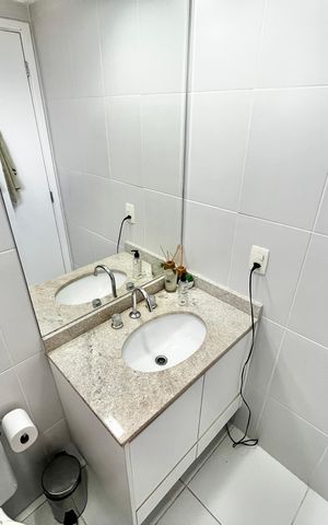 Apartamento à venda com 122m², 4 quartos e 2 vagas Apartamento à venda com 122m², 4 quartos e 2 vagasBanheiro da Suite