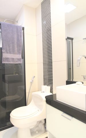 Apartamento à venda com 94m², 3 quartos e 1 vagaBanheiro comum