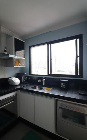 Apartamento para alugar com 126m², 2 quartos e 1 vagaCozinha 