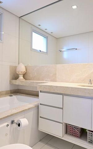 Apartamento à venda com 182m², 3 quartos e 3 vagasBanheiro da Suíte  3