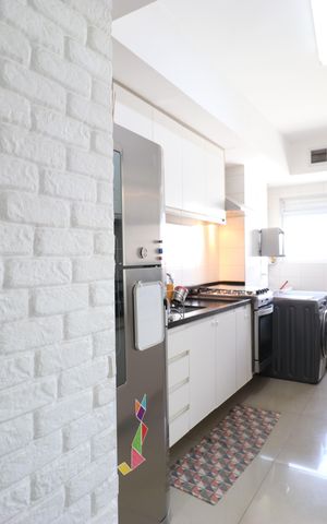 Apartamento à venda com 93m², 3 quartos e 2 vagasCozinha e Área de Serviço