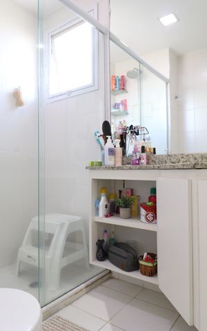 Apartamento à venda com 93m², 3 quartos e 2 vagasBanheiro da Suíte