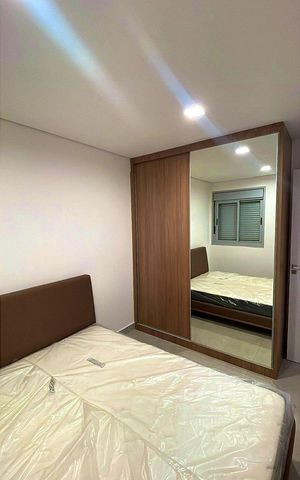 Apartamento para alugar com 40m², 1 quarto e 1 vaga