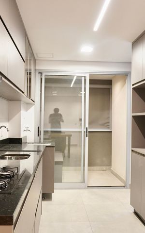 Apartamento para alugar com 40m², 1 quarto e 1 vagaCozinha 