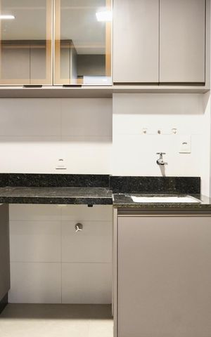 Apartamento para alugar com 40m², 1 quarto e 1 vagaCozinha 