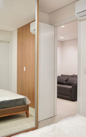 Apartamento para alugar com 40m², 1 quarto e 1 vagaSuíte 