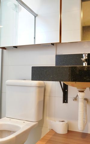Apartamento para alugar com 40m², 1 quarto e 1 vagaBanheiro da Suíte