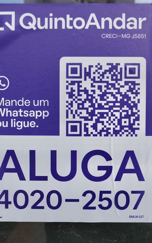 Apartamento para alugar com 40m², 1 quarto e 1 vaga Apartamento para alugar com 40m², 1 quarto e 1 vagaPlaca