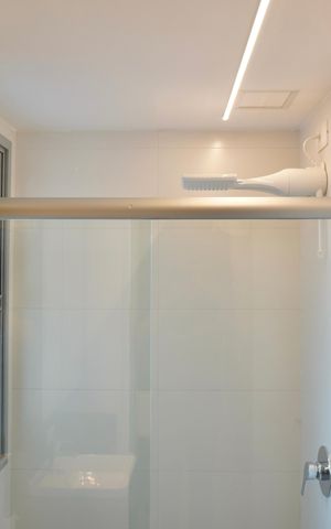 Apartamento para alugar com 40m², 1 quarto e 1 vaga Apartamento para alugar com 40m², 1 quarto e 1 vagaBanheiro social