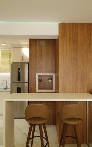 Apartamento à venda com 56m², 1 quarto e 1 vagaCozinha