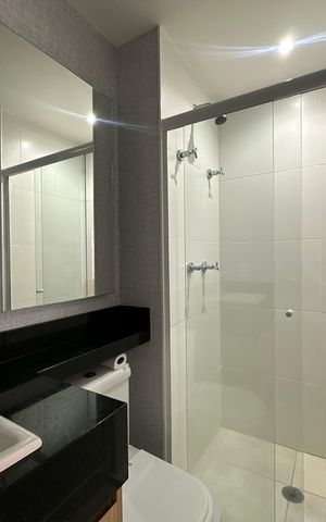 Apartamento à venda com 64m², 1 quarto e 1 vagaBanheiro