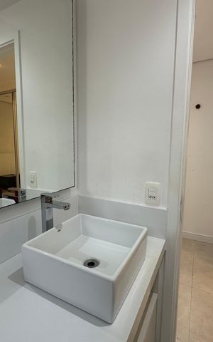 Apartamento à venda com 64m², 1 quarto e 1 vagaBanheiro da Suíte