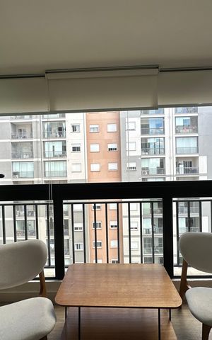 Apartamento à venda com 64m², 1 quarto e 1 vagaVaranda