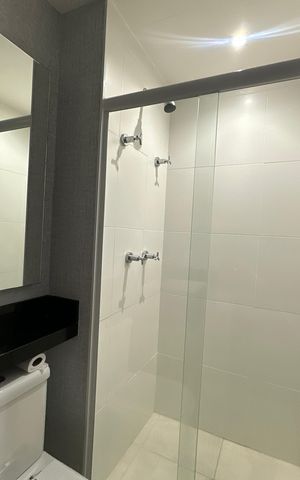 Apartamento à venda com 64m², 1 quarto e 1 vagaBanheiro