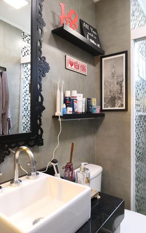 Apartamento à venda com 88m², 3 quartos e 2 vagasBanheiro da Suíte