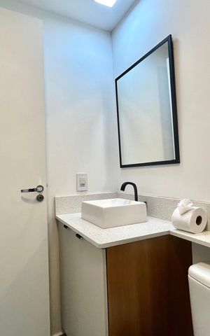 Studio para alugar com 26m², 1 quarto e sem vaga Studio para alugar com 26m², 1 quarto e sem vagaBanheiro