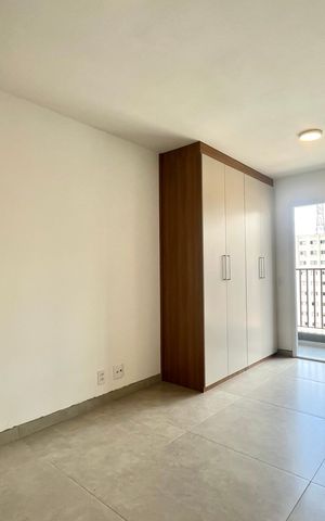 Studio para alugar com 26m², 1 quarto e sem vaga Studio para alugar com 26m², 1 quarto e sem vagaSala/Quarto