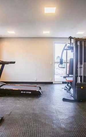 Studio para alugar com 26m², 1 quarto e sem vaga Studio para alugar com 26m², 1 quarto e sem vagaÁrea comum - Academia