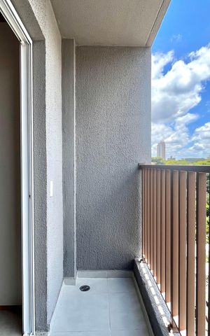 Studio para alugar com 26m², 1 quarto e sem vaga Studio para alugar com 26m², 1 quarto e sem vagaVaranda