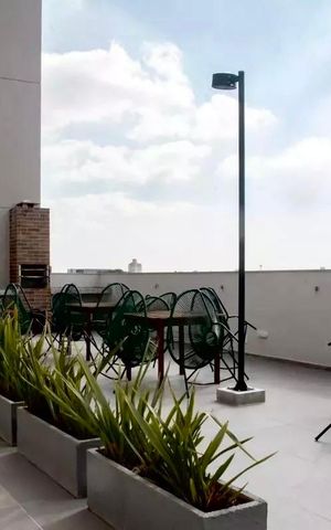 Studio para alugar com 26m², 1 quarto e sem vaga Studio para alugar com 26m², 1 quarto e sem vagaÁrea comum - Churrasqueira