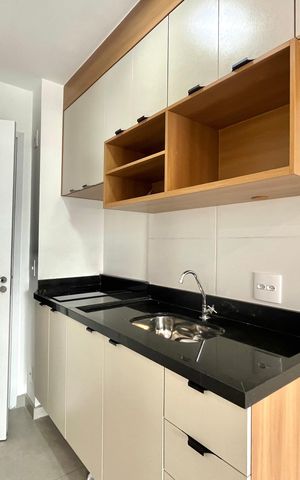 Studio para alugar com 26m², 1 quarto e sem vaga Studio para alugar com 26m², 1 quarto e sem vagaCozinha
