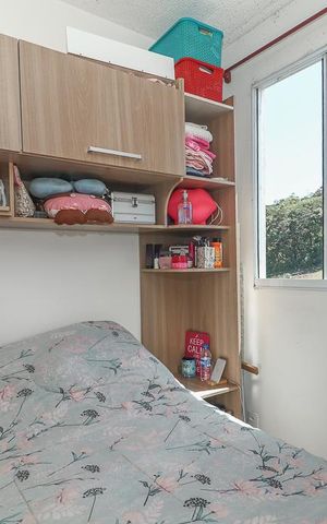 Apartamento à venda com 47m², 2 quartos e 1 vagaQuarto