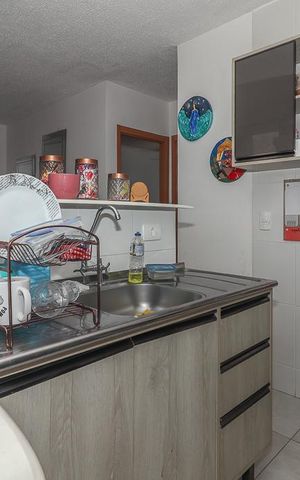 Apartamento à venda com 47m², 2 quartos e 1 vagaCozinha