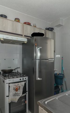 Apartamento à venda com 47m², 2 quartos e 1 vagaCozinha