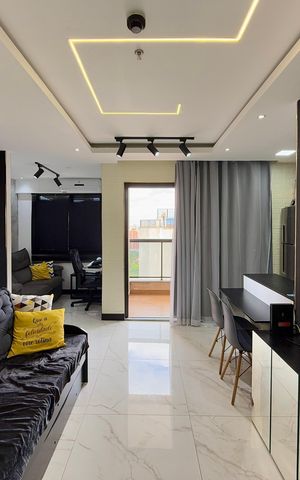 Apartamento à venda com 45m², 1 quarto e 1 vagaSala 