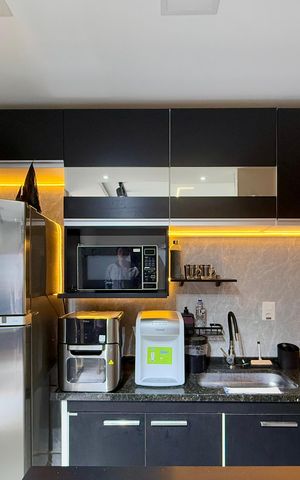 Apartamento à venda com 45m², 1 quarto e 1 vagaCozinha 