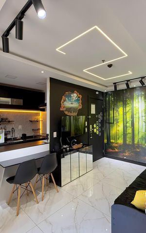 Apartamento à venda com 45m², 1 quarto e 1 vagaSala 