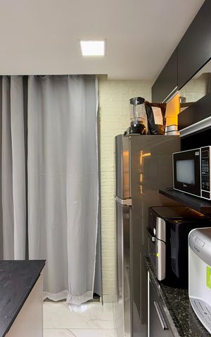 Apartamento à venda com 45m², 1 quarto e 1 vagaCozinha 