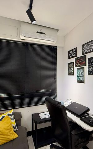 Apartamento à venda com 45m², 1 quarto e 1 vagaSala 