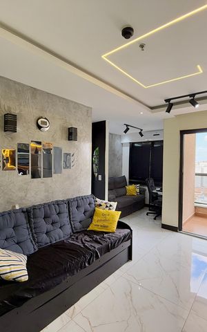 Apartamento à venda com 45m², 1 quarto e 1 vagaSala 