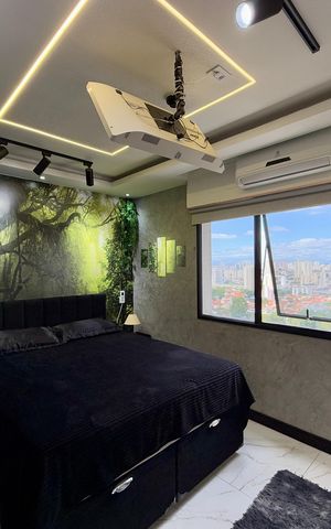 Apartamento à venda com 45m², 1 quarto e 1 vagaQuarto 
