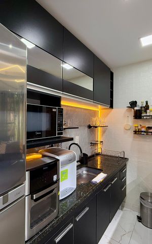 Apartamento à venda com 45m², 1 quarto e 1 vagaCozinha 