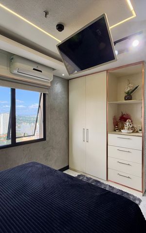 Apartamento à venda com 45m², 1 quarto e 1 vagaQuarto