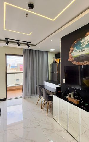 Apartamento à venda com 45m², 1 quarto e 1 vagaSala 