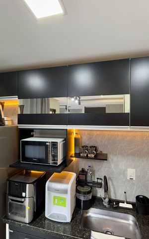 Apartamento à venda com 45m², 1 quarto e 1 vagaCozinha 
