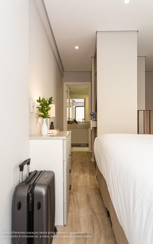 Apartamento para alugar com 25m², 1 quarto e sem vaga