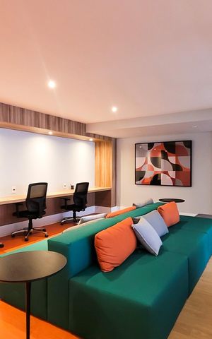 Apartamento para alugar com 57m², 1 quarto e 1 vagaCoworking