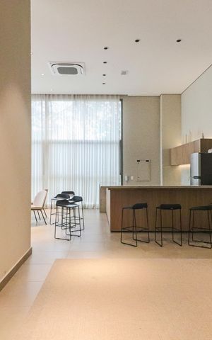 Apartamento para alugar com 45m², 1 quarto e 1 vaga Apartamento para alugar com 45m², 1 quarto e 1 vagaÁrea comum - Salão de festas